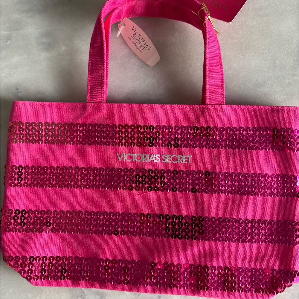 Victoria's Secret Pink Sequin Tote